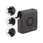 پاوربانک و آداپتور شارژ مومکس مدل Momex Q.Power Bank IP93 Power Plug با ظرفیت 10000mAh