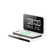 شارژر بی‌سیم و ساعت رومیزی رچی Recci RLS L12 Perpetual Calendar Wireless Charger