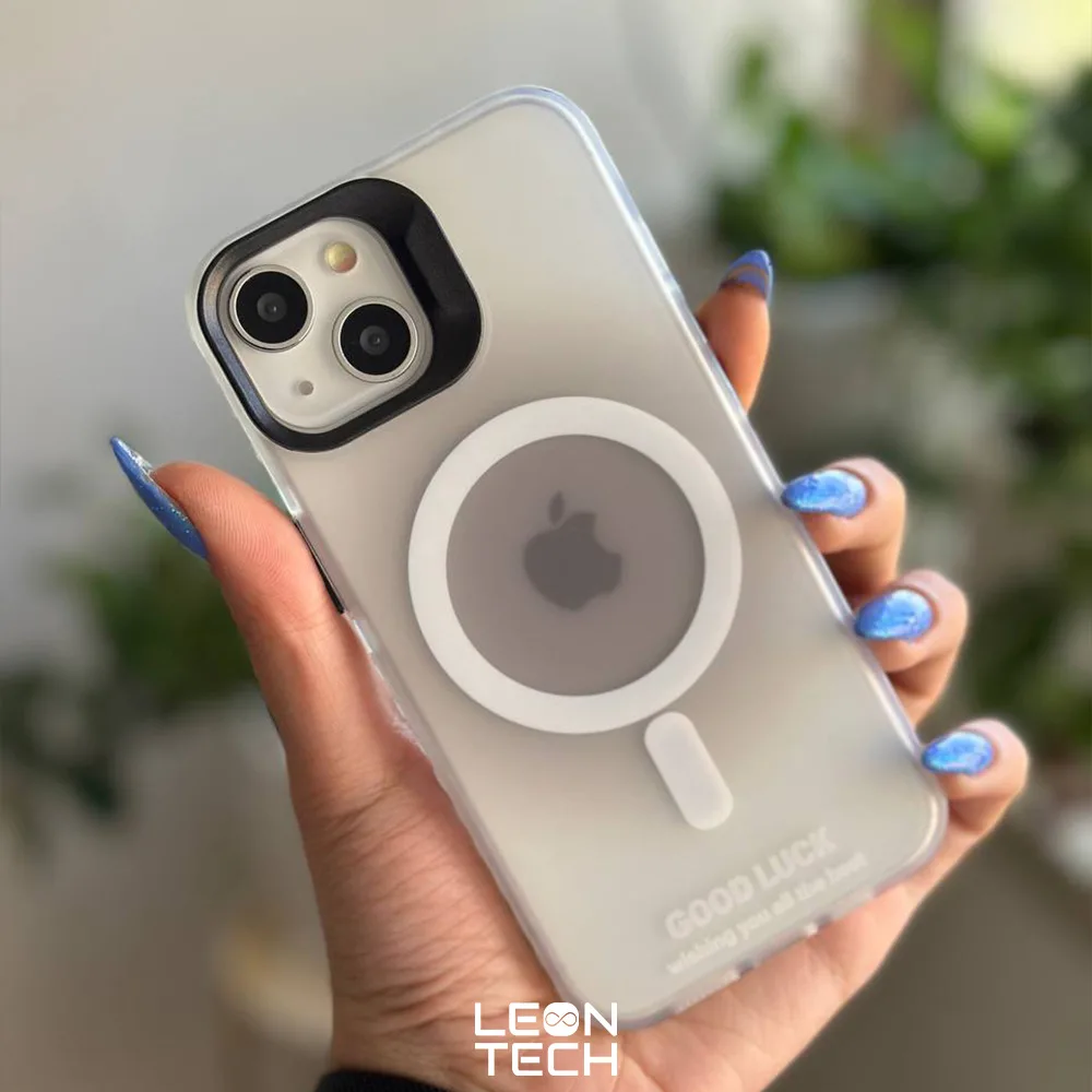 8 خرید قاب موبایل Good Luck نیمه شفاف مگ سیف دار با کمترین قیمت - فروشگاه اینترنتی لئون تک