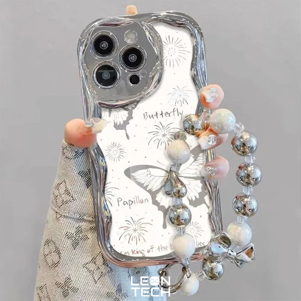 1 خرید قاب Silver Butterfly برای آیفون 13 با کمترین قیمت - فروشگاه اینترنتی لئون تک