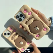 خرید قاب خرس پنجه صورتی برای آیفون 11 با کمترین قیمت - فروشگاه اینترنتی لئون تک