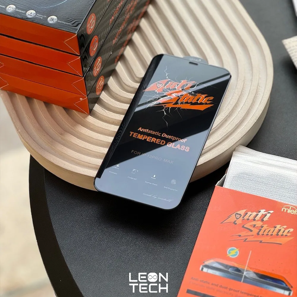 3 خرید گلس آنتی استاتیک برای آیفون X و Xs مدل Anti Static با کمترین قیمت - فروشگاه اینترنتی لئون تک